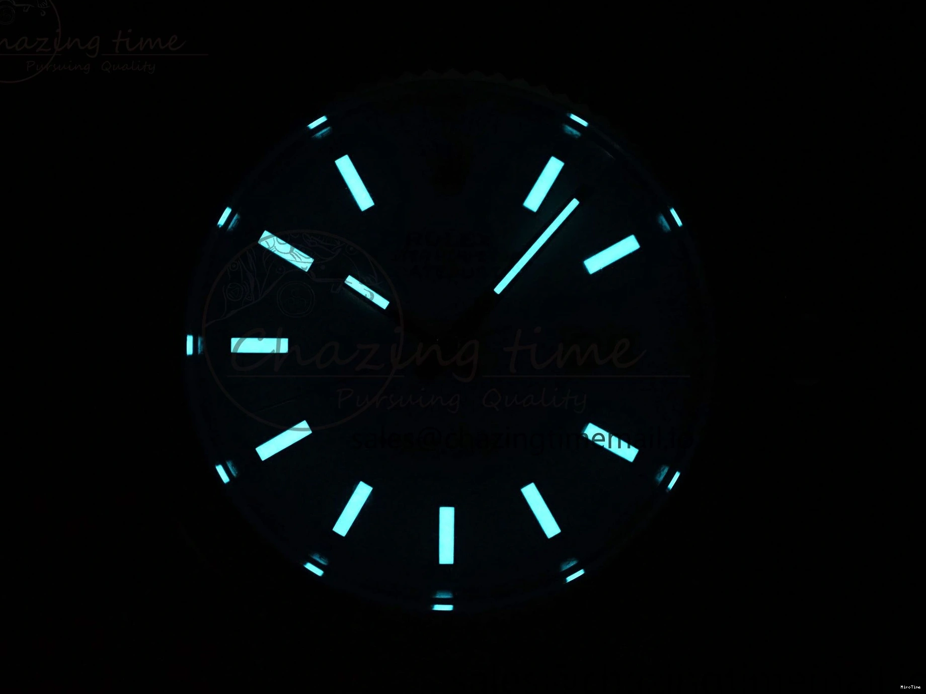 MiroTime 0406 HighPerformance DateJust 41 126334 EWEF Best Edition Black Stick Dial on Jubilee Bracelet A 1046